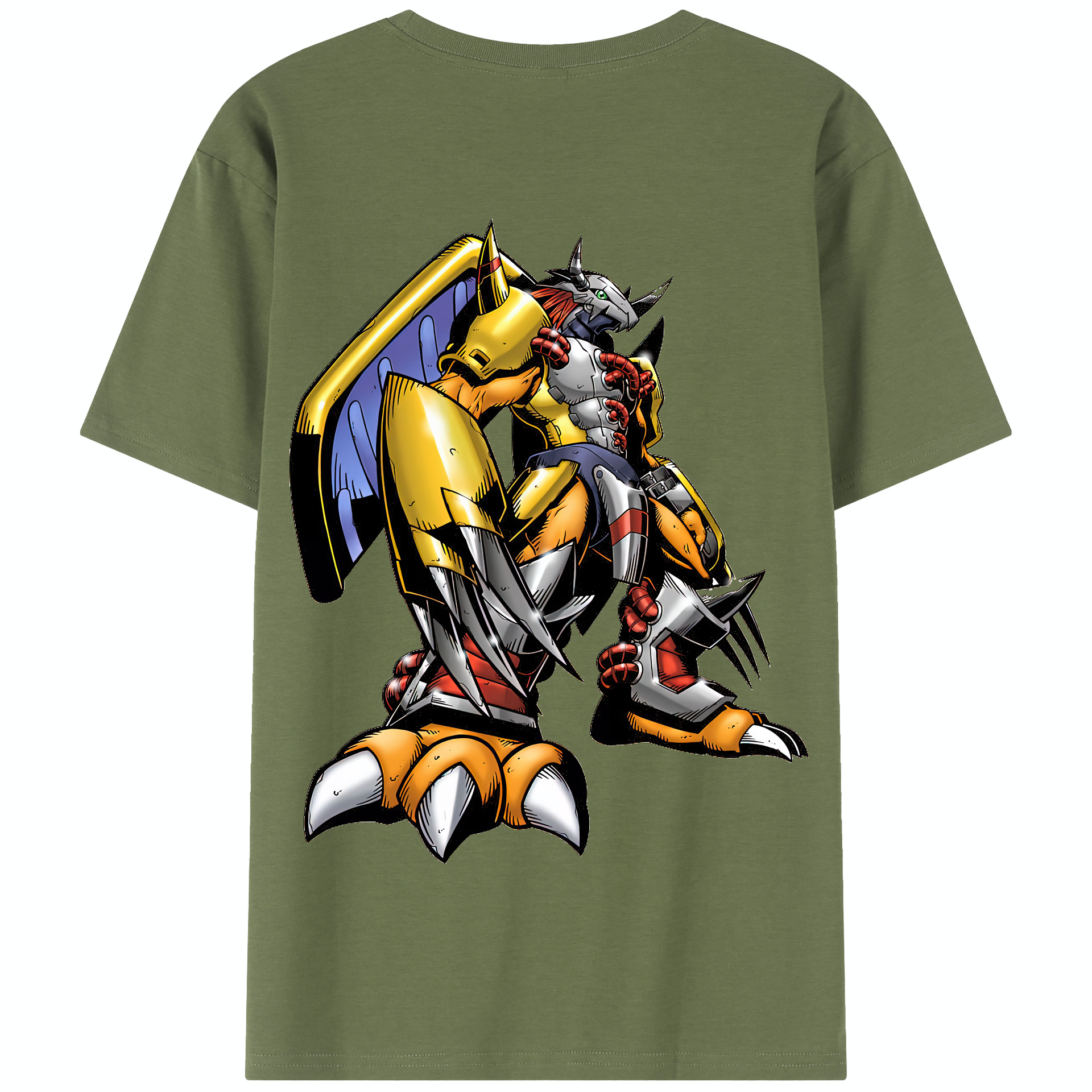 （画像用） Digimon デジタルモンスター/デジモン 綿100％半袖Tシャツ（背面プリント）